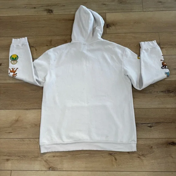 Nickelodeon white long sleeved Rugrats hoodie, multi colored, characters, XL. - Picture 10 of 16